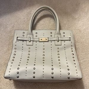 Nine West Cream color Satchel 14"L x 5"W x 12"H